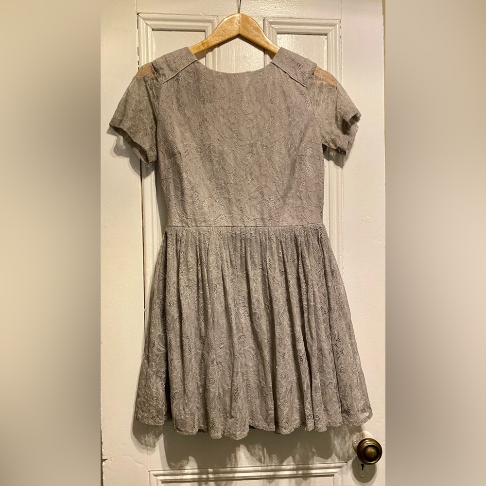 Topshop lacy mini dress